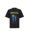 Balenciaga The Address Dry Jersey T-Shirt Nera