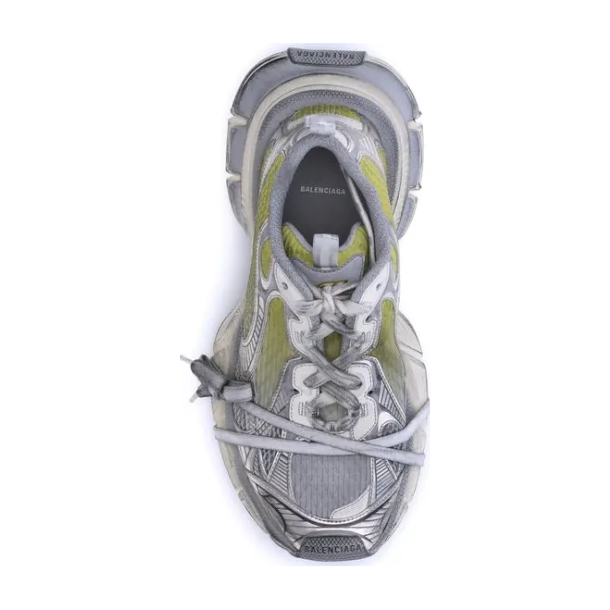 Balenciaga - Track Low Sneakers – Grey / Green - Man