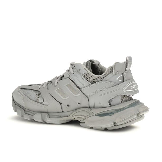 Balenciaga – Track Signature Sneakers Grey / Neon Green