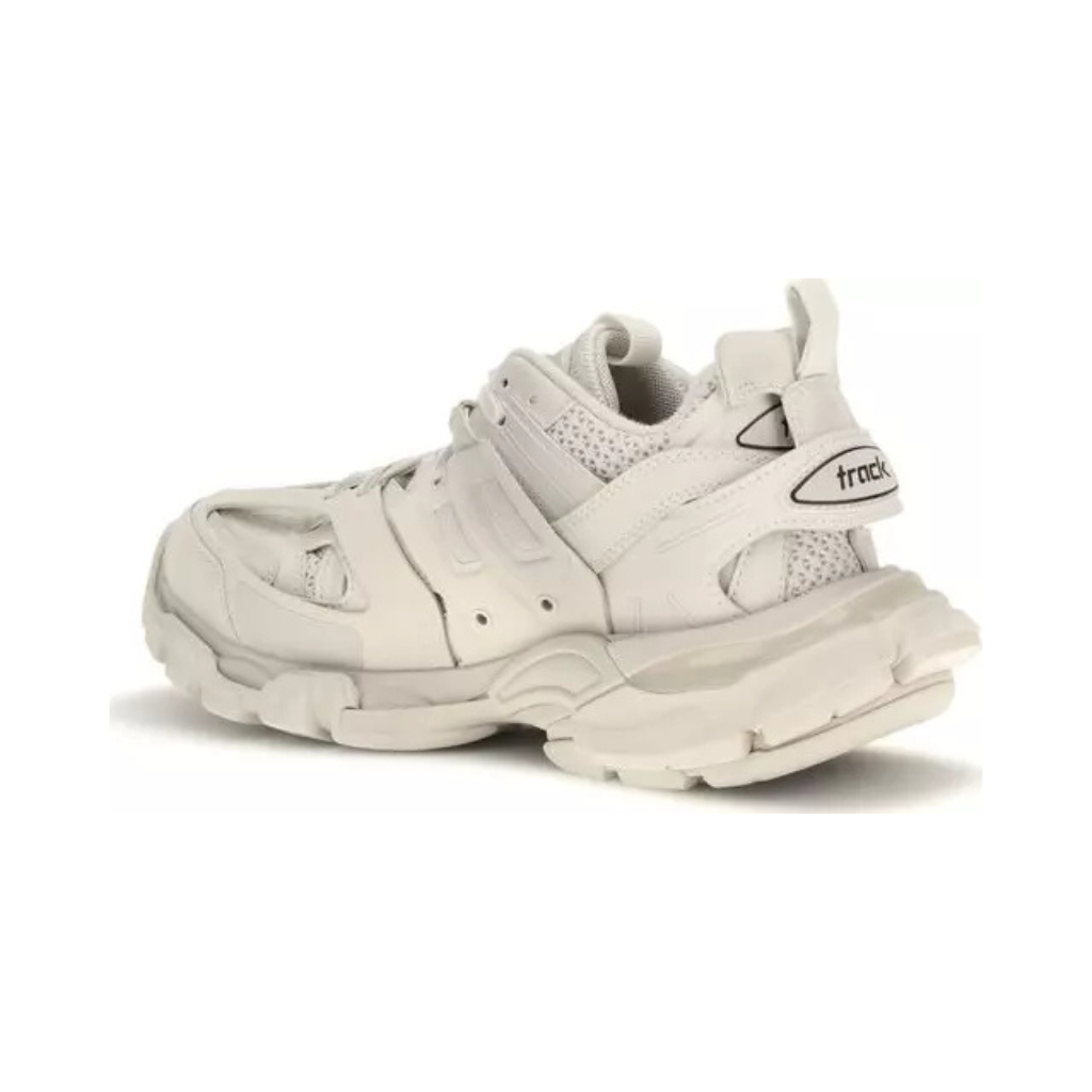 Balenciaga - Track Sneaker - Beige-Pink Logo Print