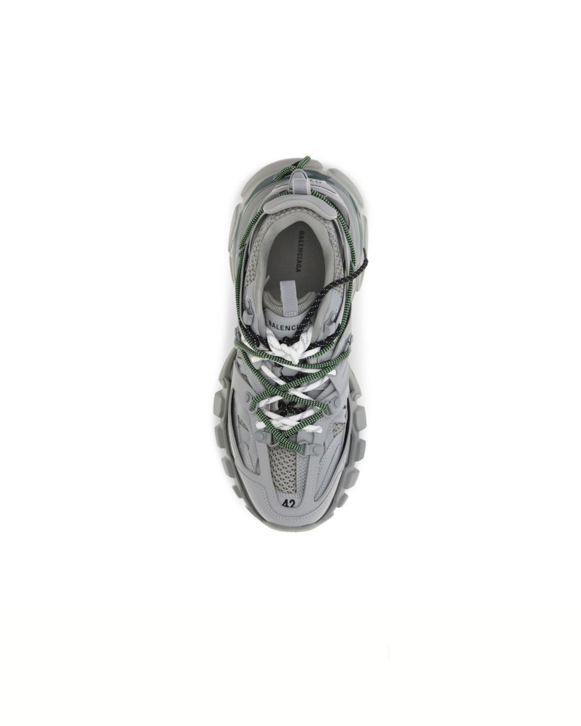 Balenciaga Track Trail Laces Sneakers Grey / Green