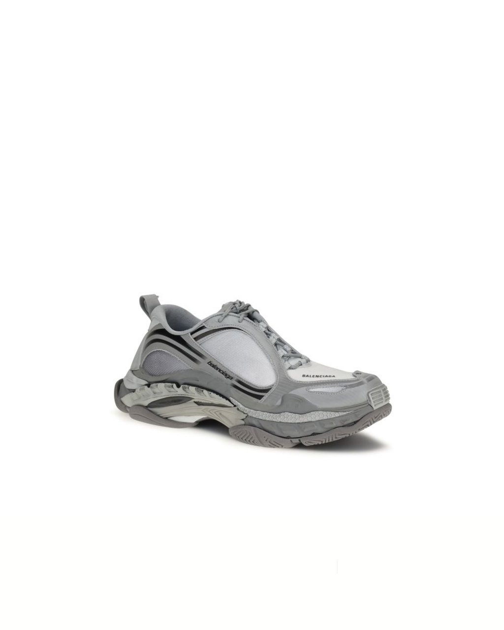Balenciaga – Triple S Sneakers Grigio e Bianco dal Look Distressed