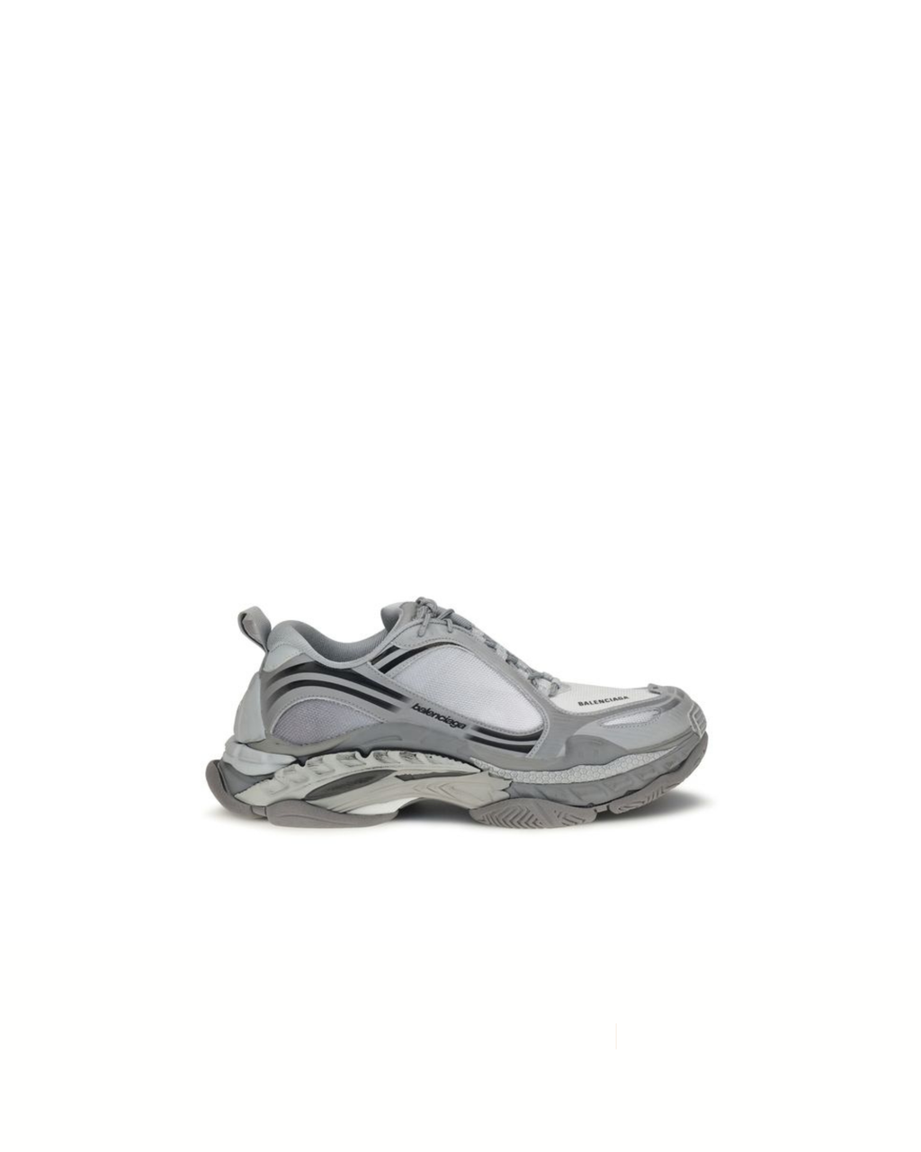 Balenciaga – Triple S Sneakers Grigio e Bianco dal Look Distressed