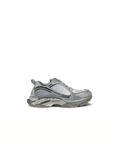 Balenciaga – Triple S Sneakers Grigio e Bianco dal Look Distressed