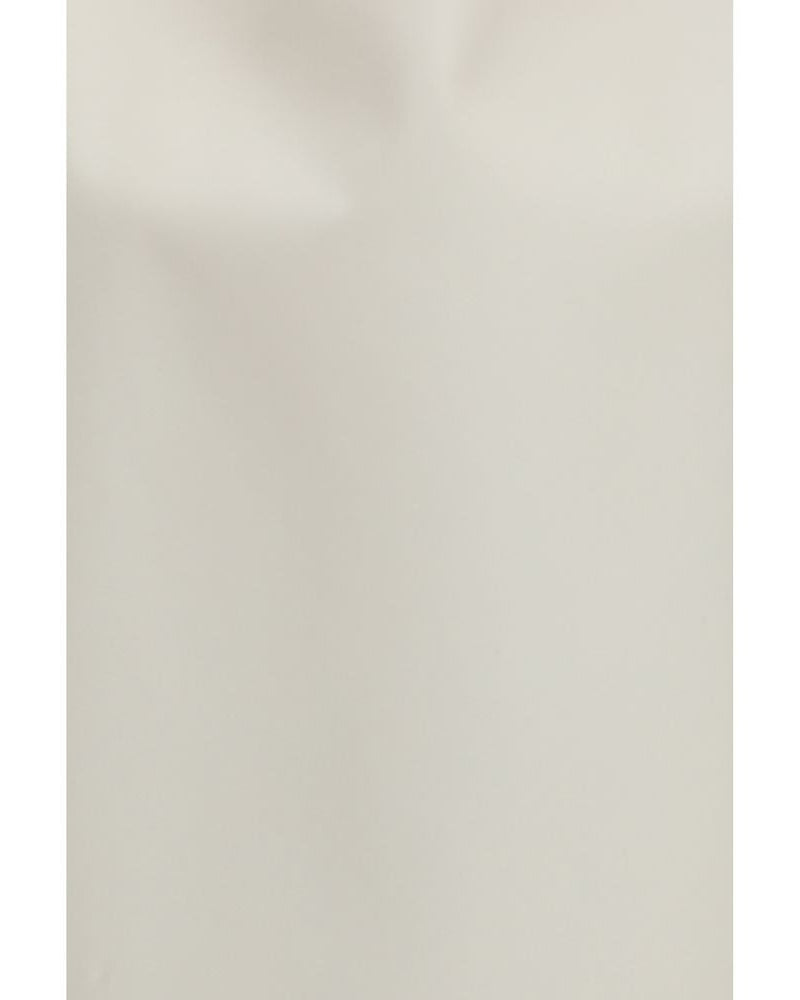 Balenciaga – Vareuse Dress in Lana e Seta Beige dal Design Architettonico