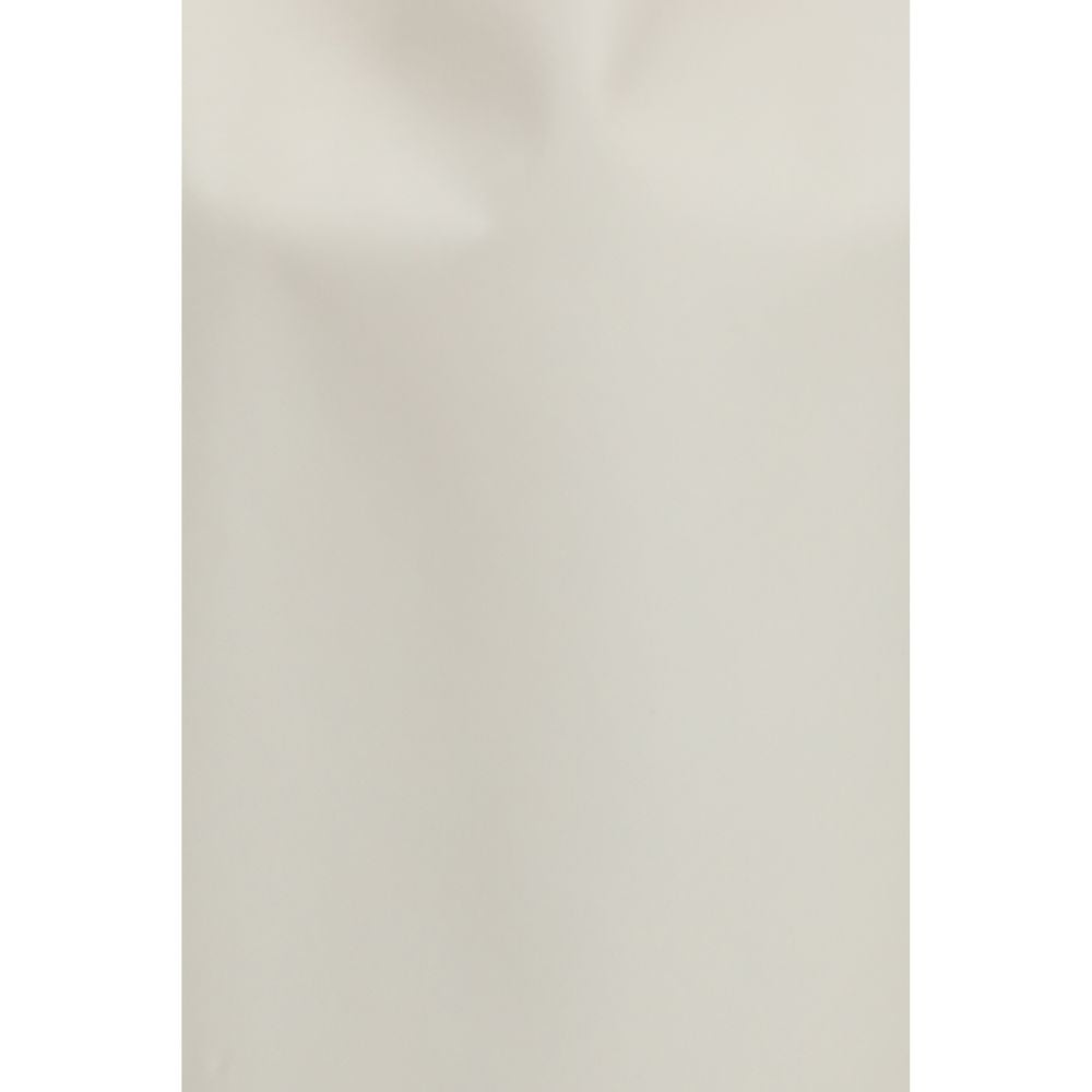 Balenciaga – Vareuse Dress in Lana e Seta Beige dal Design Architettonico