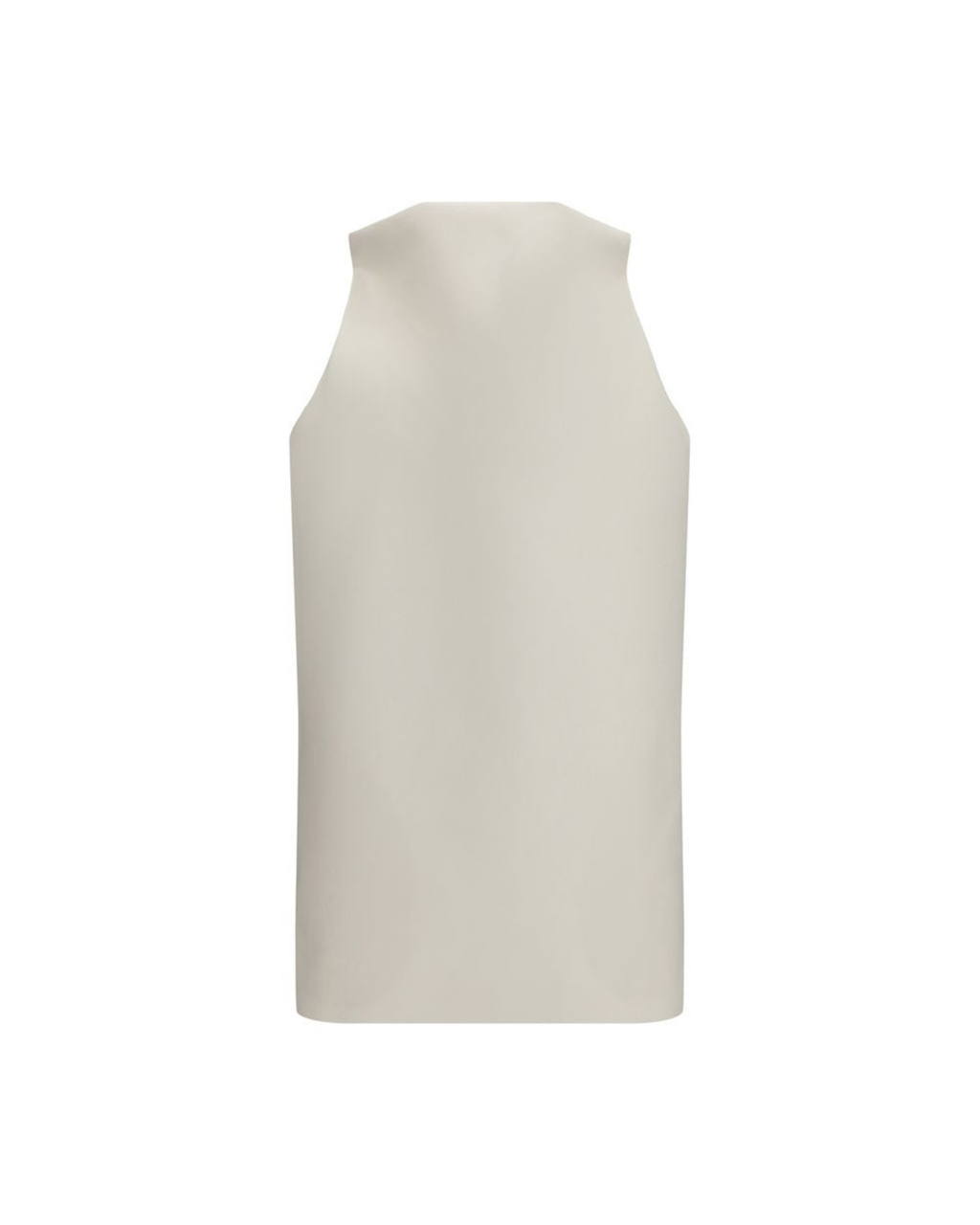 Balenciaga – Vareuse Dress in Lana e Seta Beige dal Design Architettonico