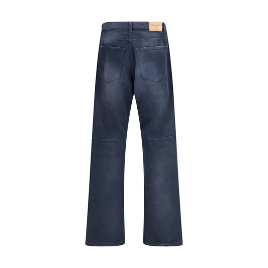 Balenciaga – Wide-Leg Relaxed Fit Jeans in Denim Blu Vintage