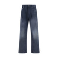 Balenciaga – Wide-Leg Relaxed Fit Jeans in Denim Blu Vintage