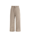 Balenciaga – Workwear Trousers Beige in Cotone Wide-Leg