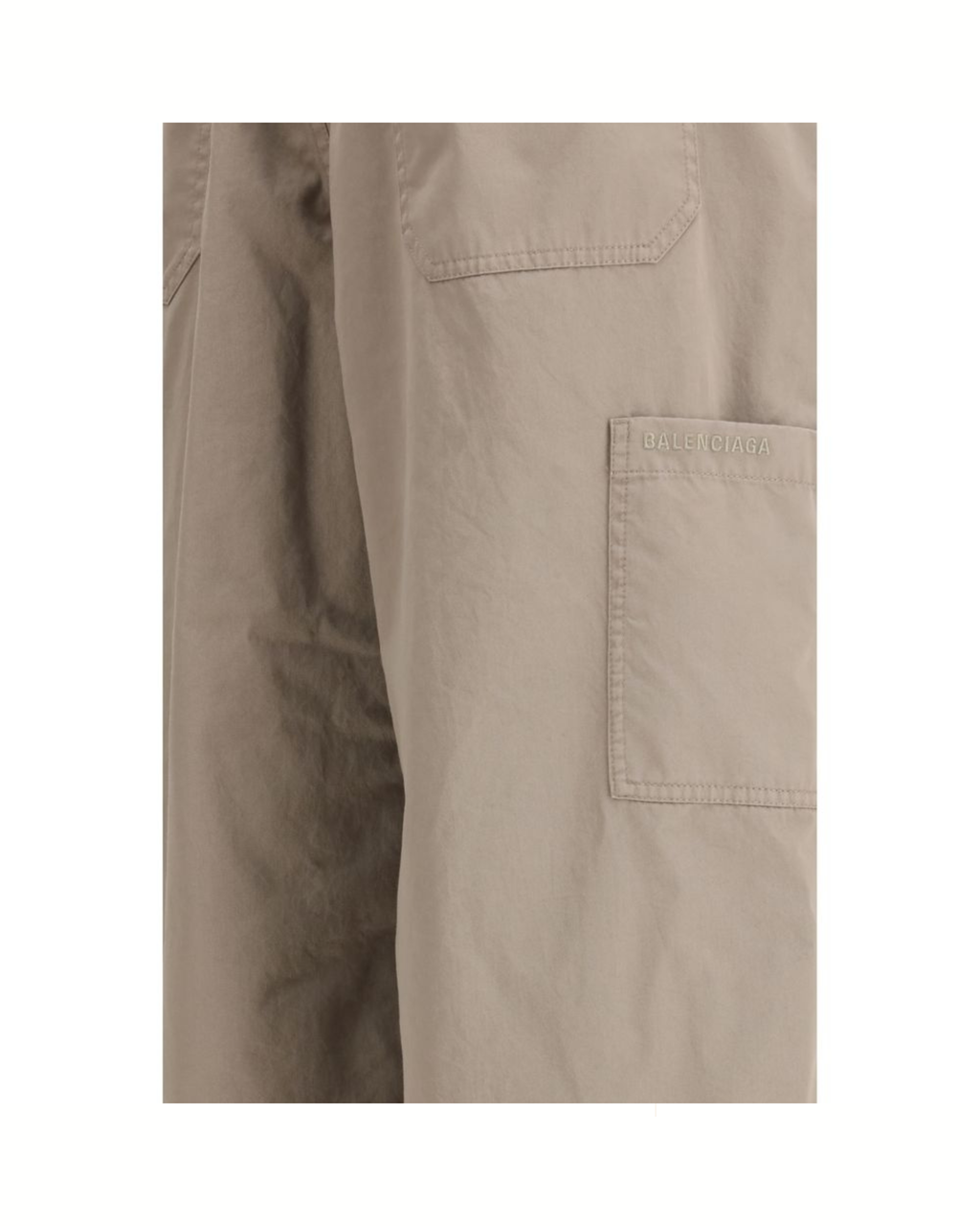 Balenciaga Workwear Wide-Leg Trousers Sand Beige