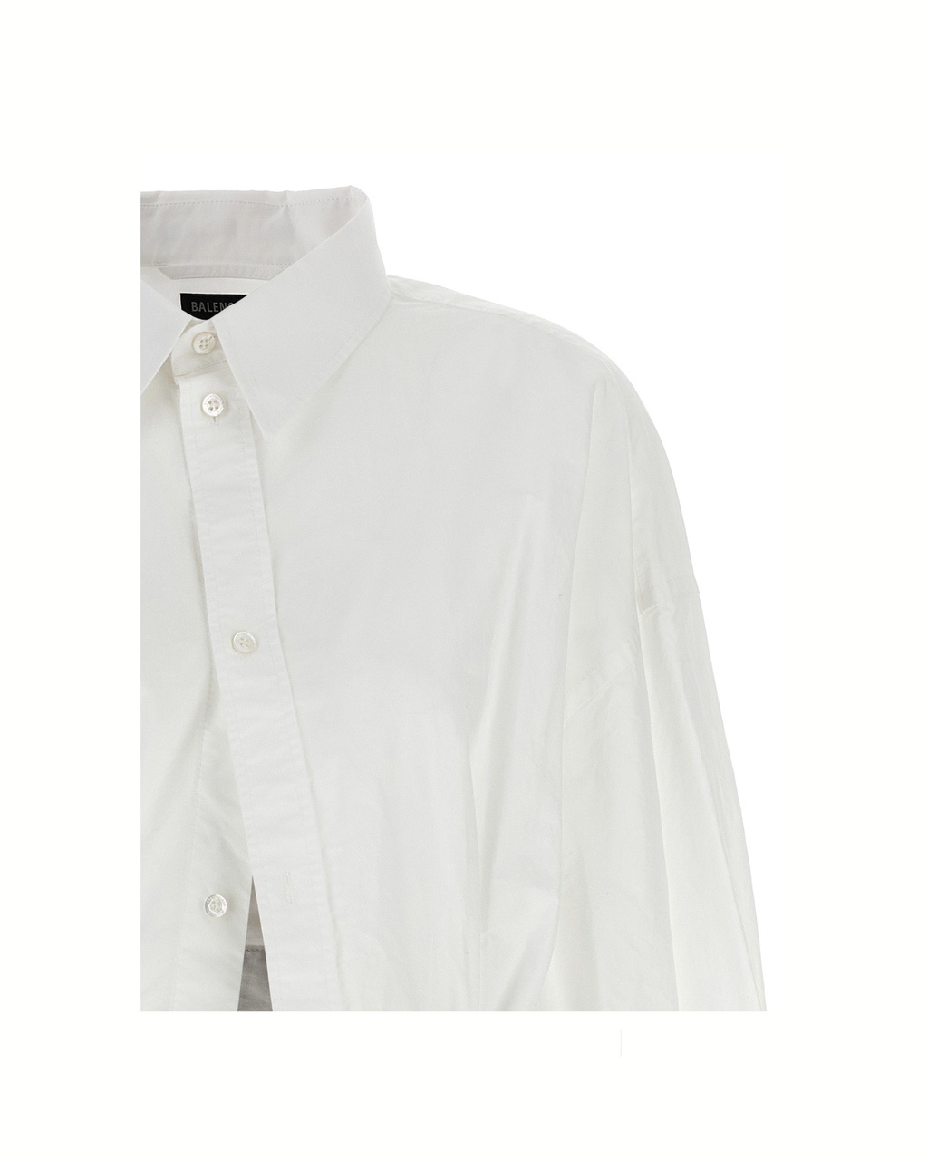 Balenciaga - Wrinkle-Effect Belted Cotton Shirt