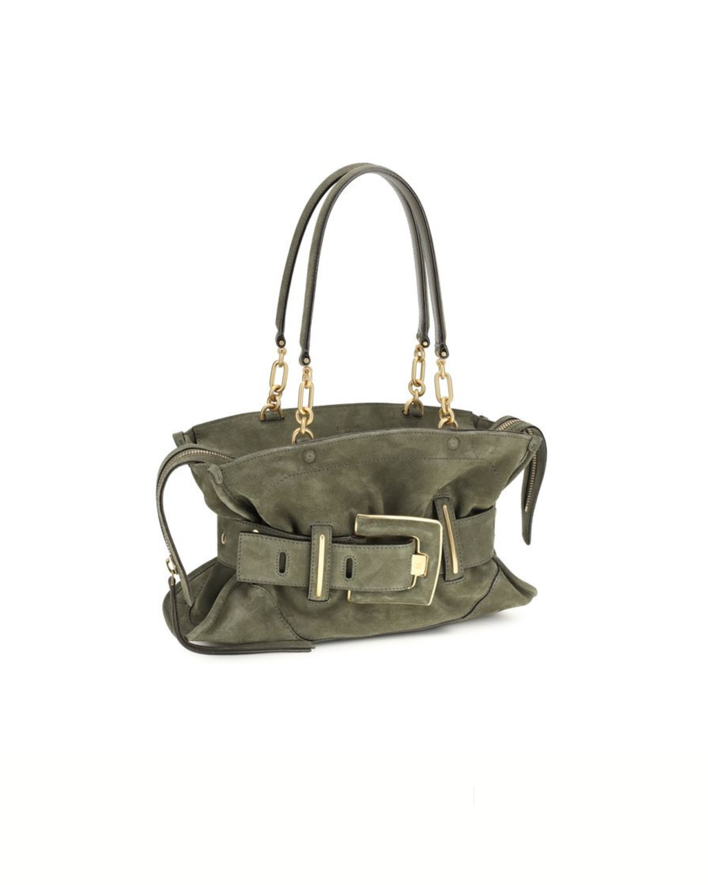 Balmain Anthem Suede Bag
