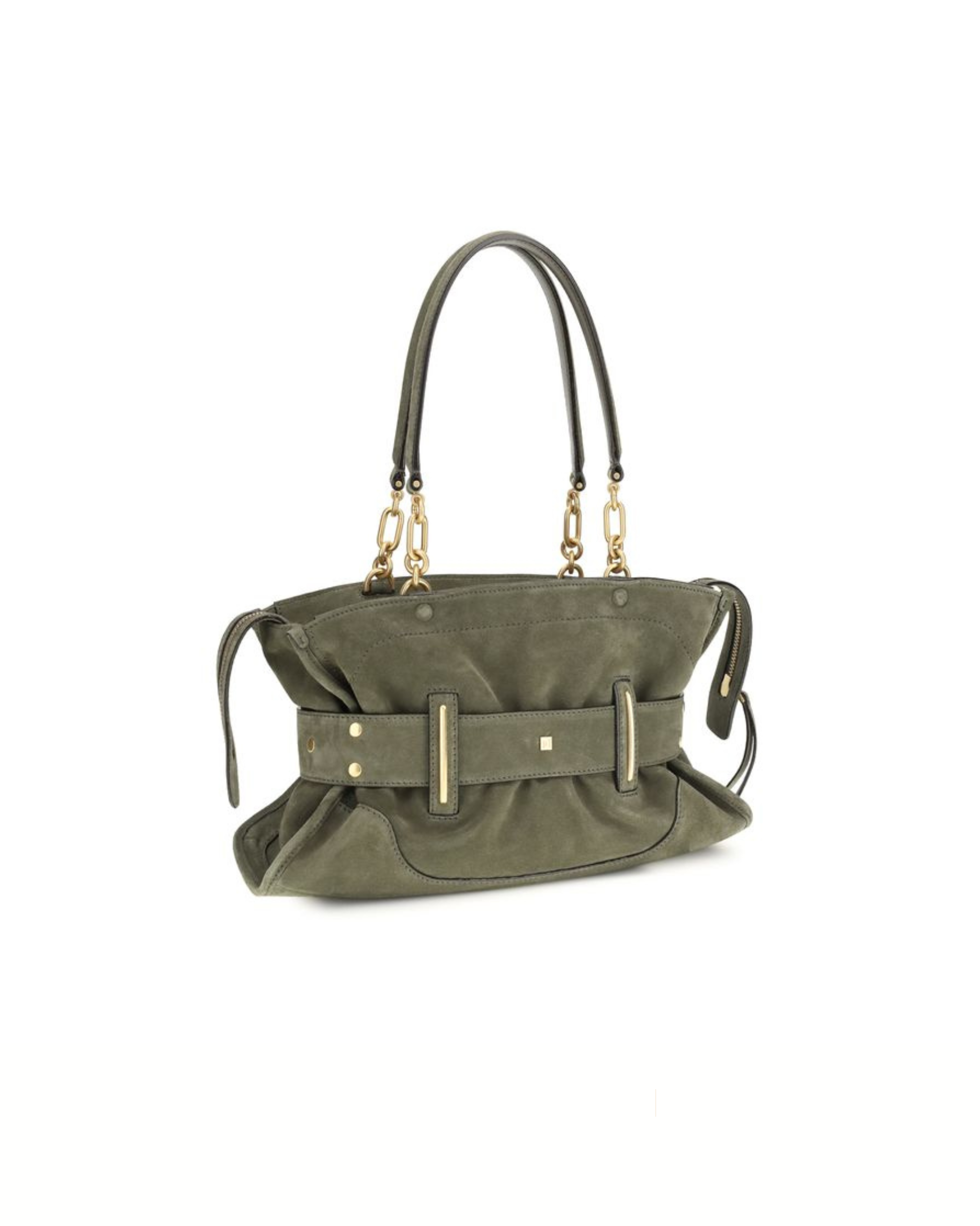 Balmain Anthem Suede Bag