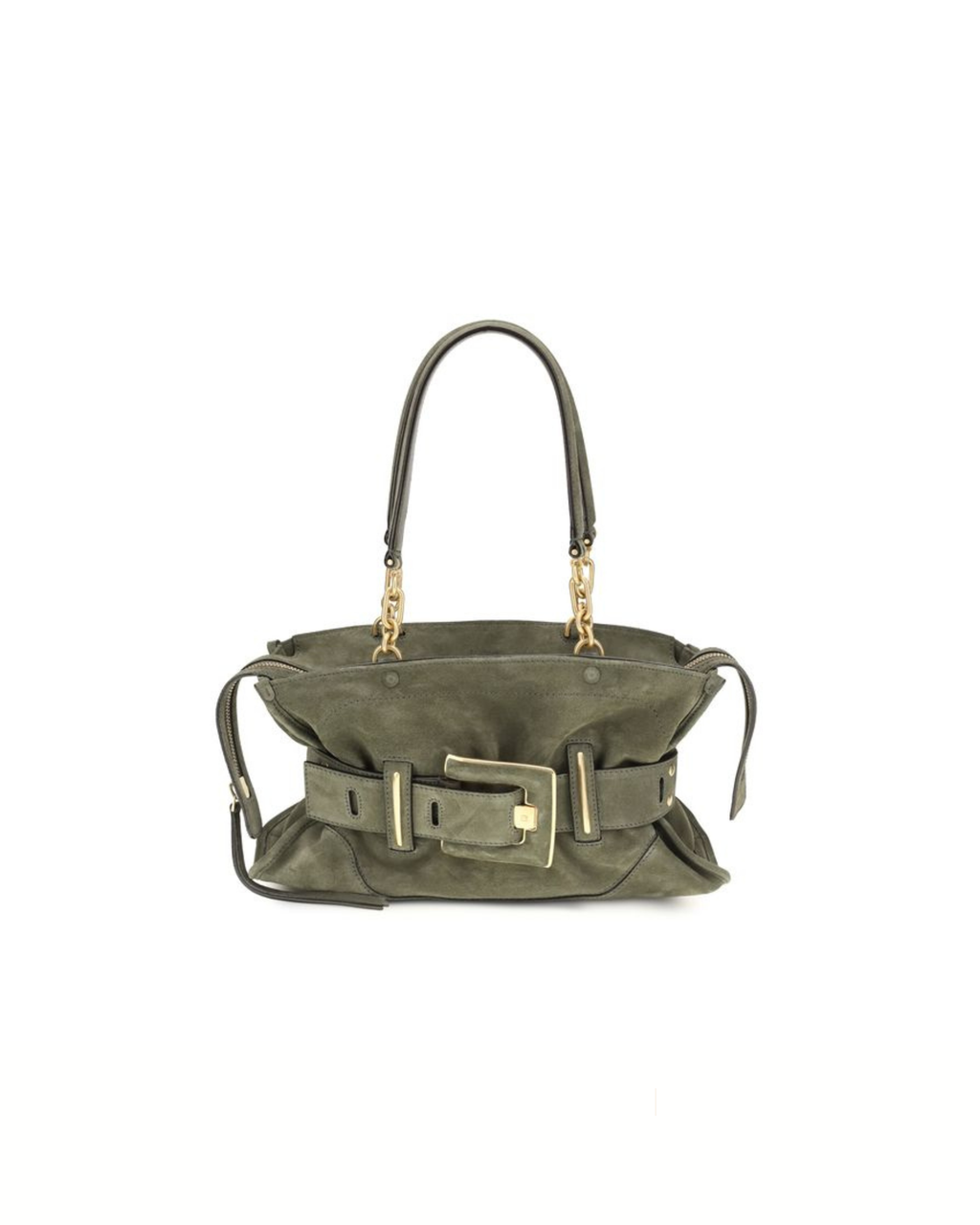 Balmain Anthem Suede Bag