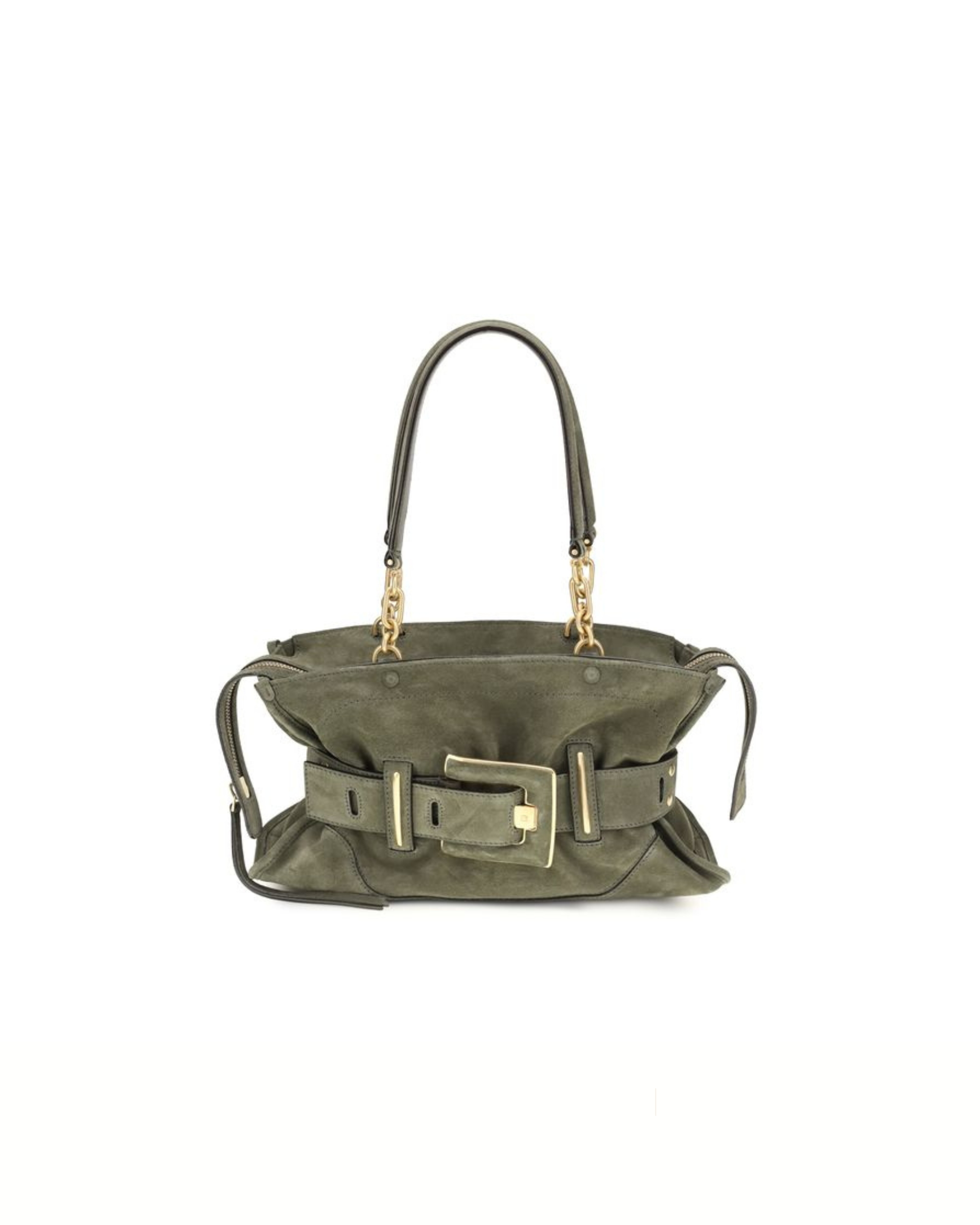 Balmain Anthem Suede Bag