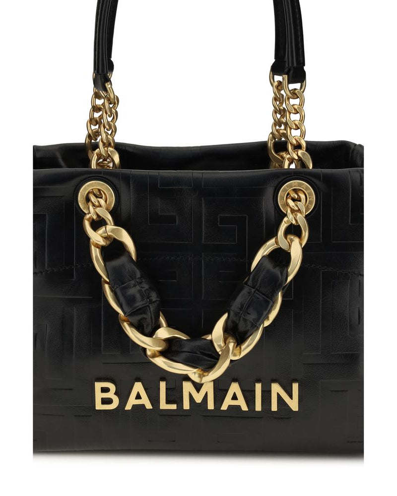 Balmain – Cabas 1945 Small Tote Bag Black