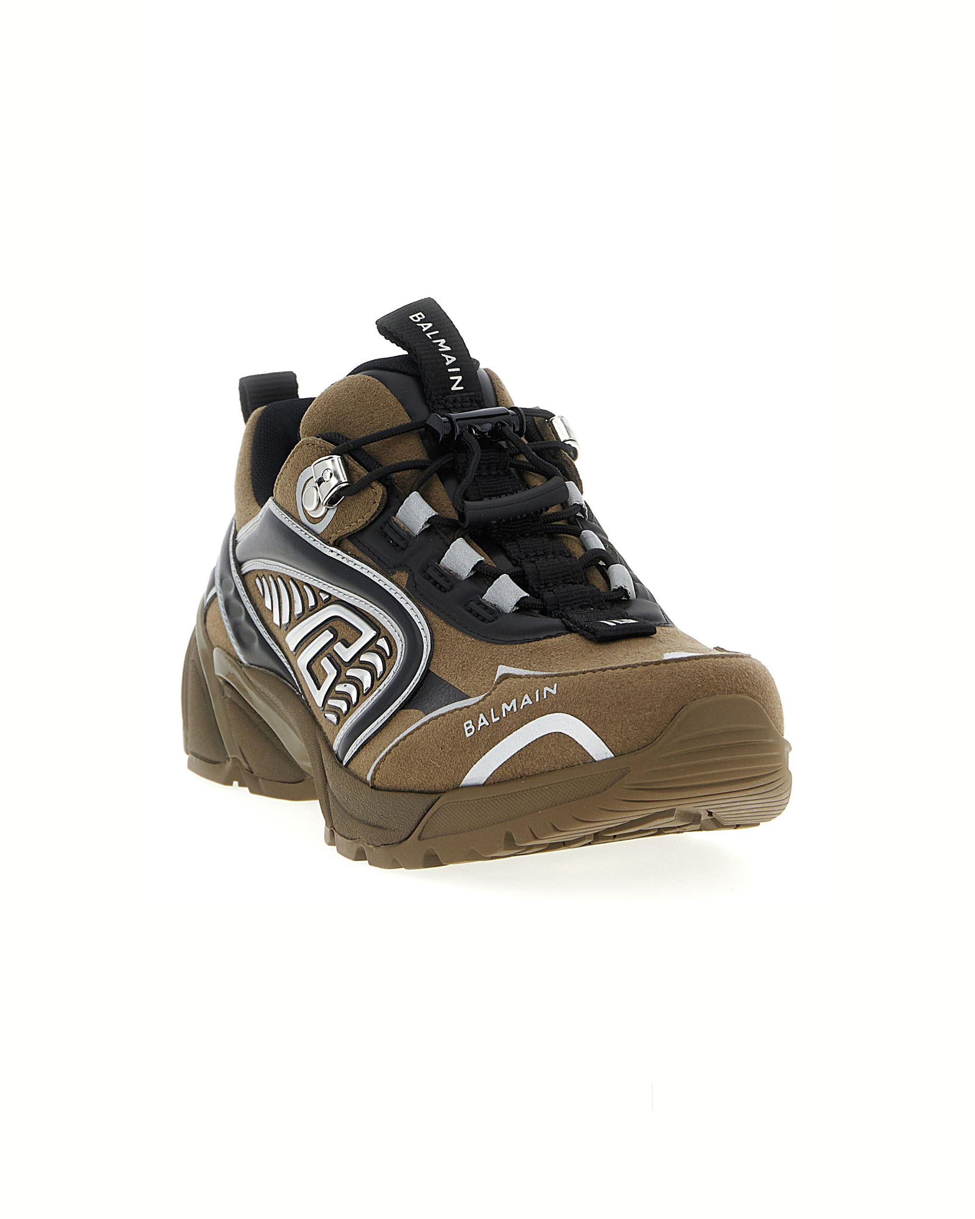 Balmain Cosmic Dust Sneakers Green