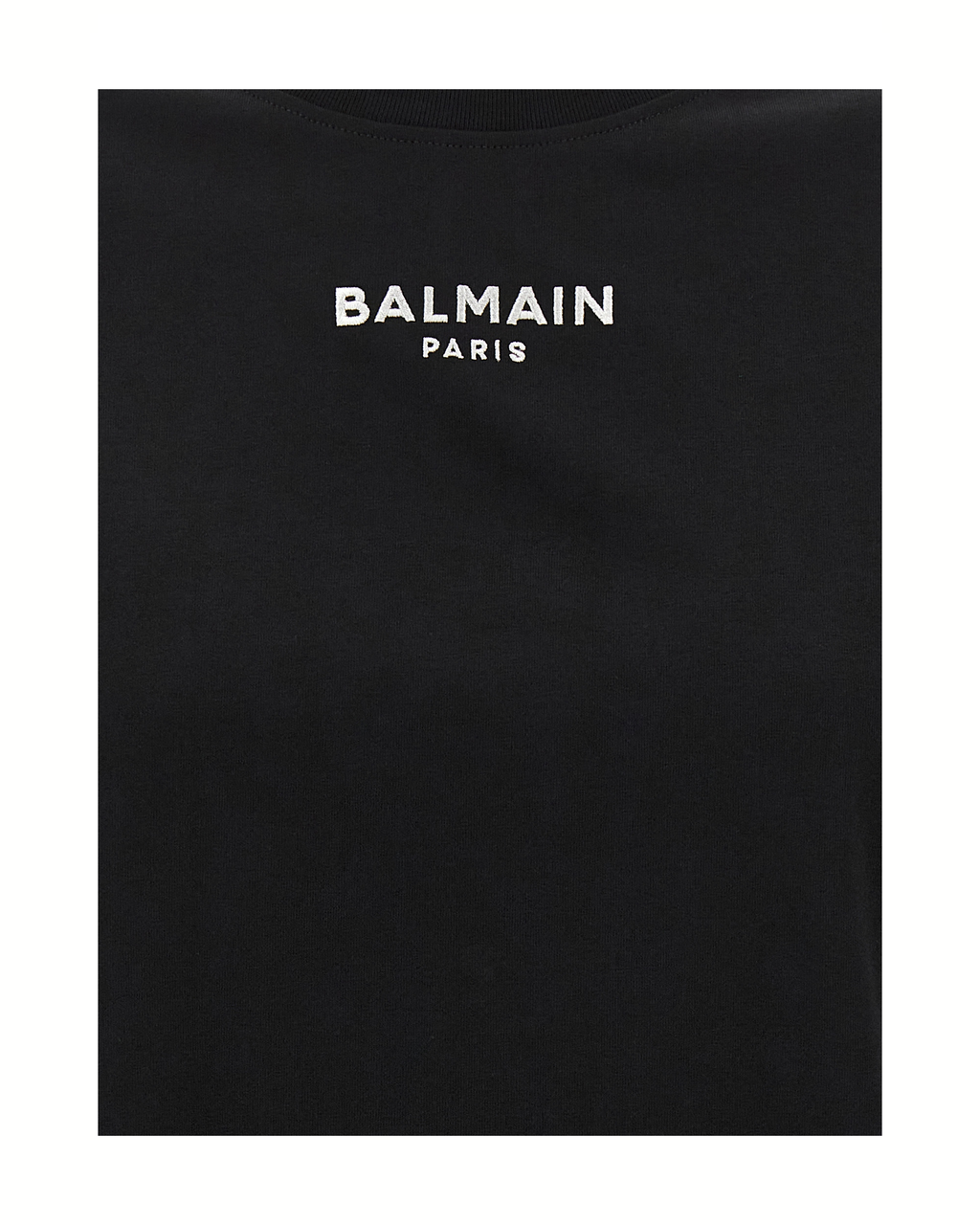 Balmain Cropped Logo T-Shirt