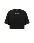 Balmain Cropped Logo T-Shirt