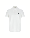 Balmain Embroidered Logo Polo Shirt White