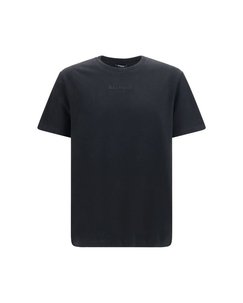 Balmain – Embroidered Logo T-Shirt Black