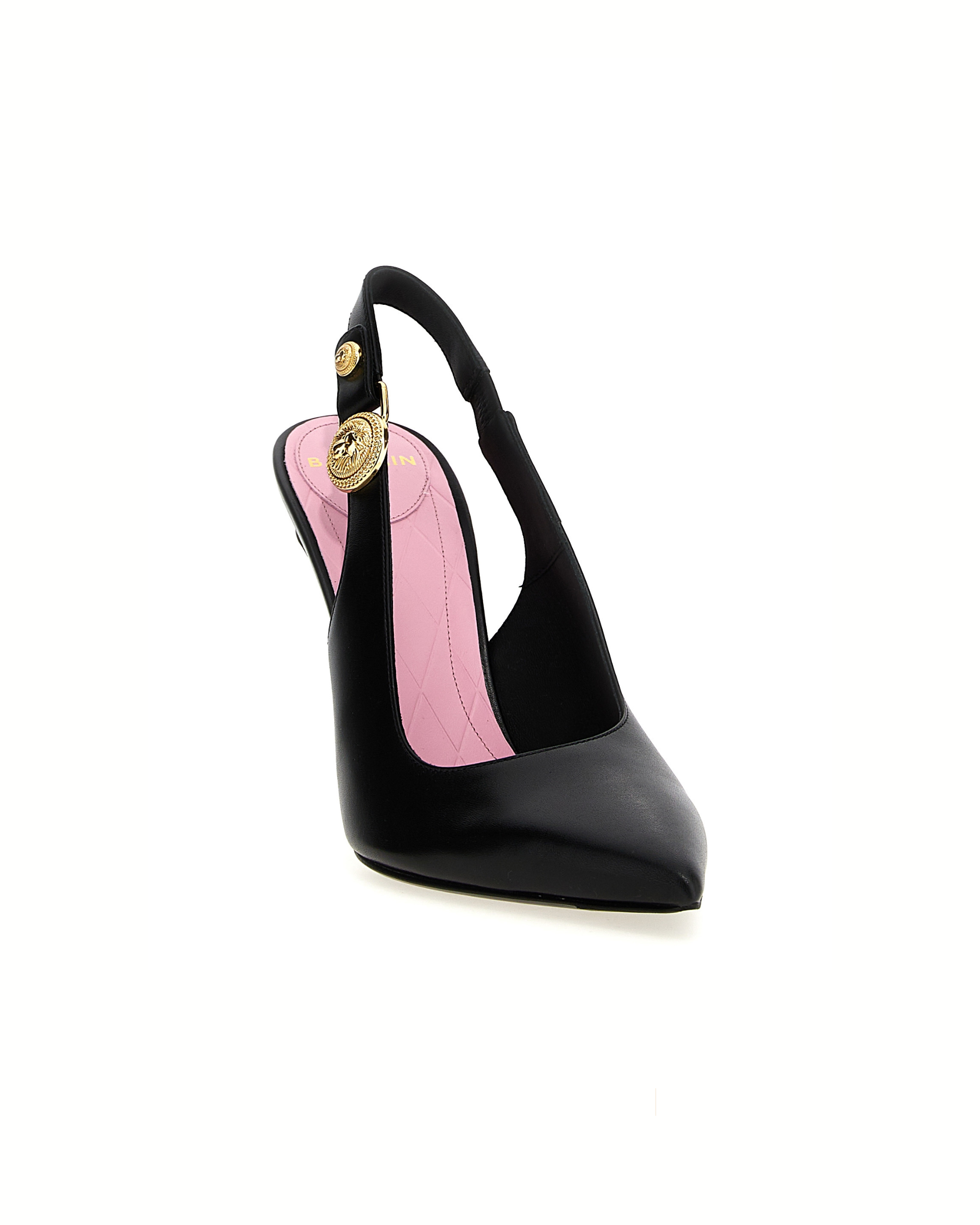 Balmain Eva Leather Slingback Pumps