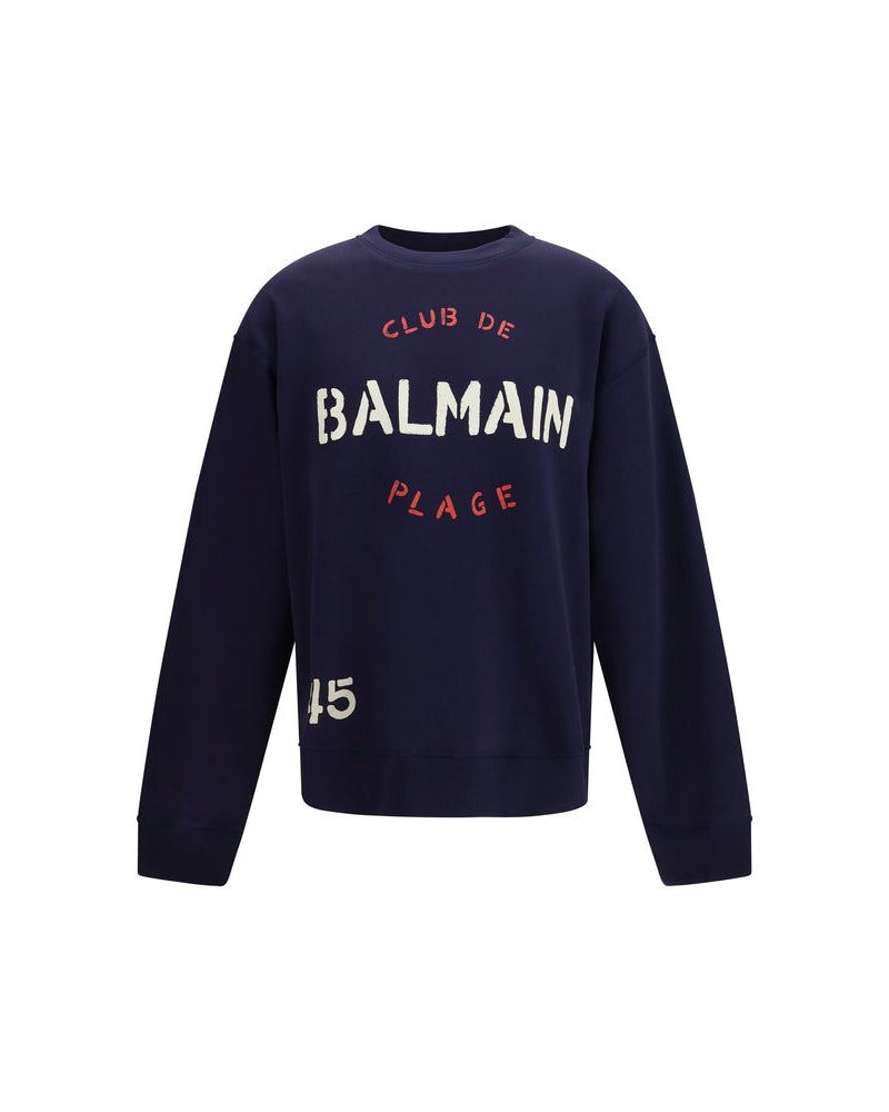Balmain – Felpa Oversize Club de Balmain in Cotone