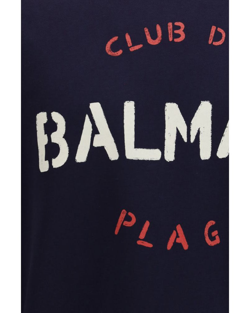 Balmain – Felpa Oversize Club de Balmain in Cotone