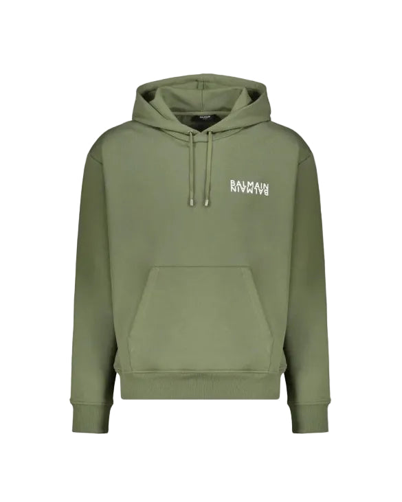 Balmain – Logo Cotton Hoodie