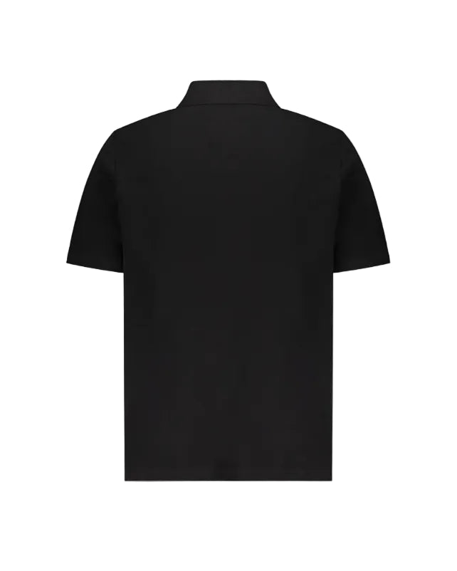 Balmain – Logo Cotton Polo Shirt Black