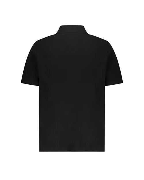 Balmain – Logo Cotton Polo Shirt Black