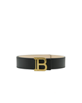 Balmain - Logo Leather Belt Black