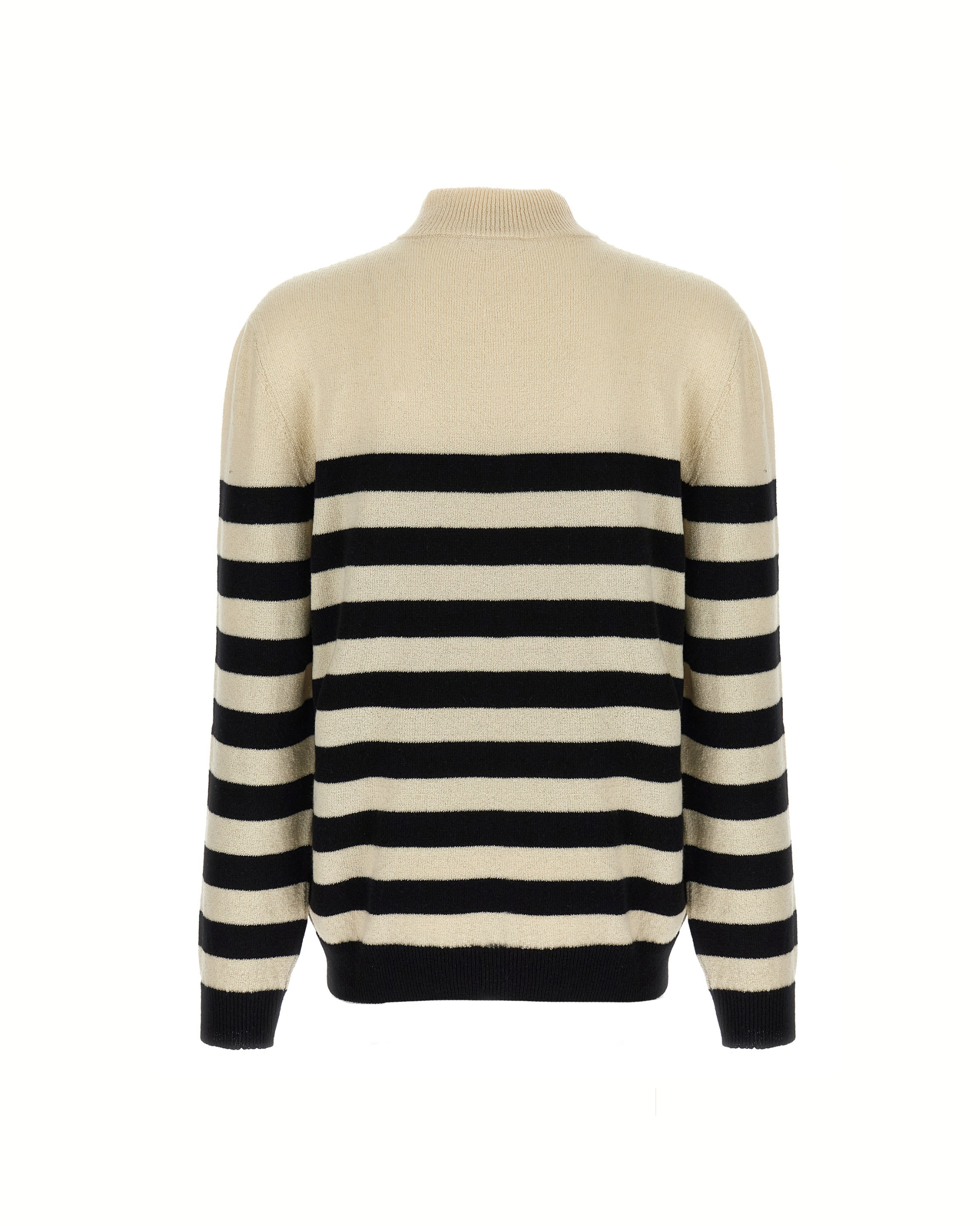 Balmain Marinière Striped Sweater White / Black