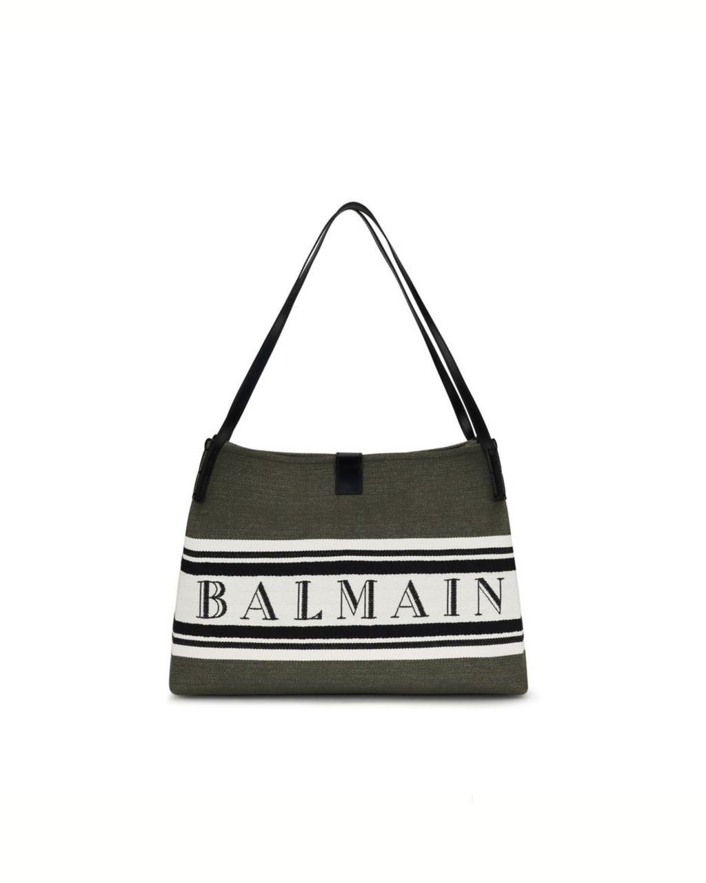 Balmain Medium Release Canvas Tote Bag
