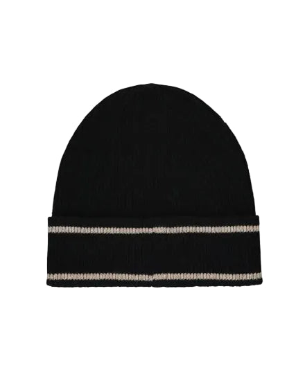 Balmain – Merino Wool Logo Beanie Black
