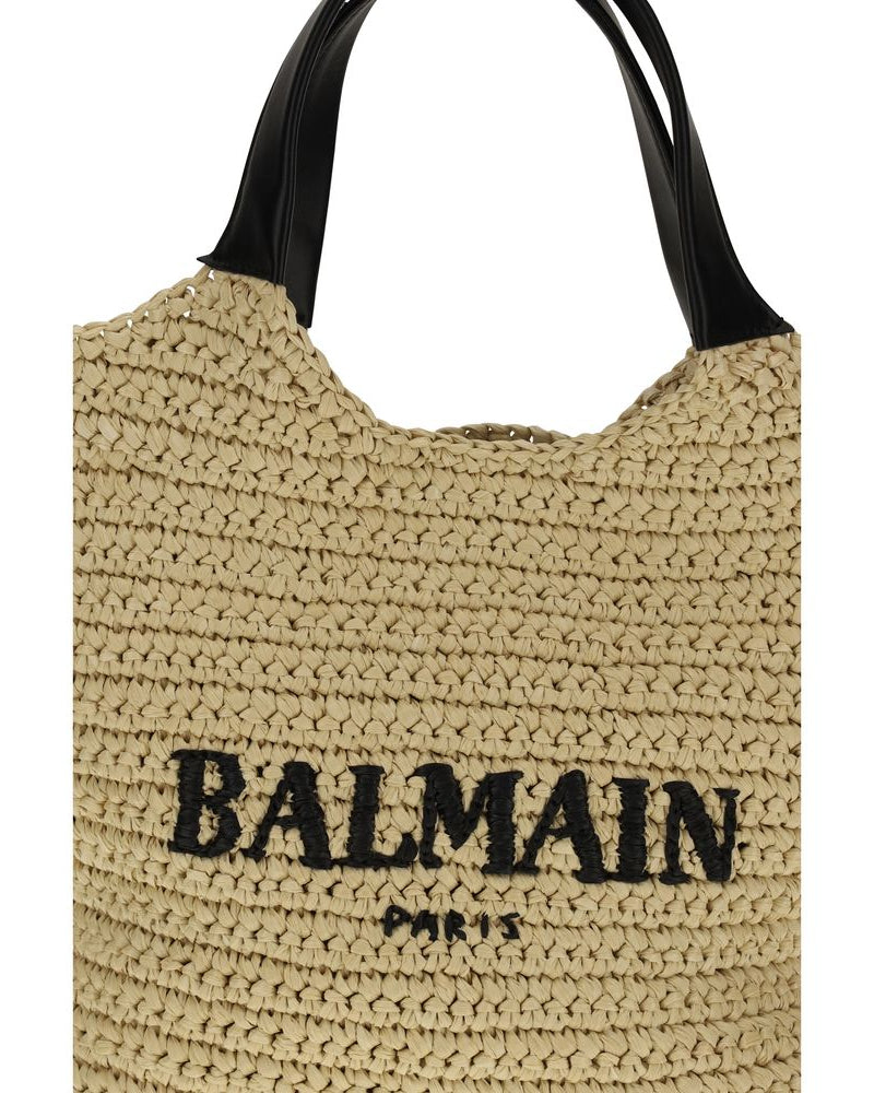 Balmain – Mini Tote Bag Crochet Logo Paris