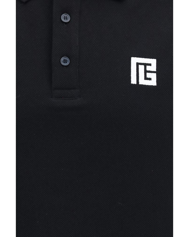 Balmain – PB Embroidered Logo Polo Black