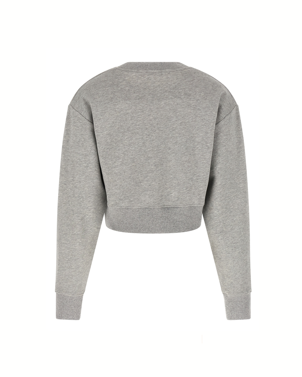 Balmain Paris Cropped Sweatshirt Grey