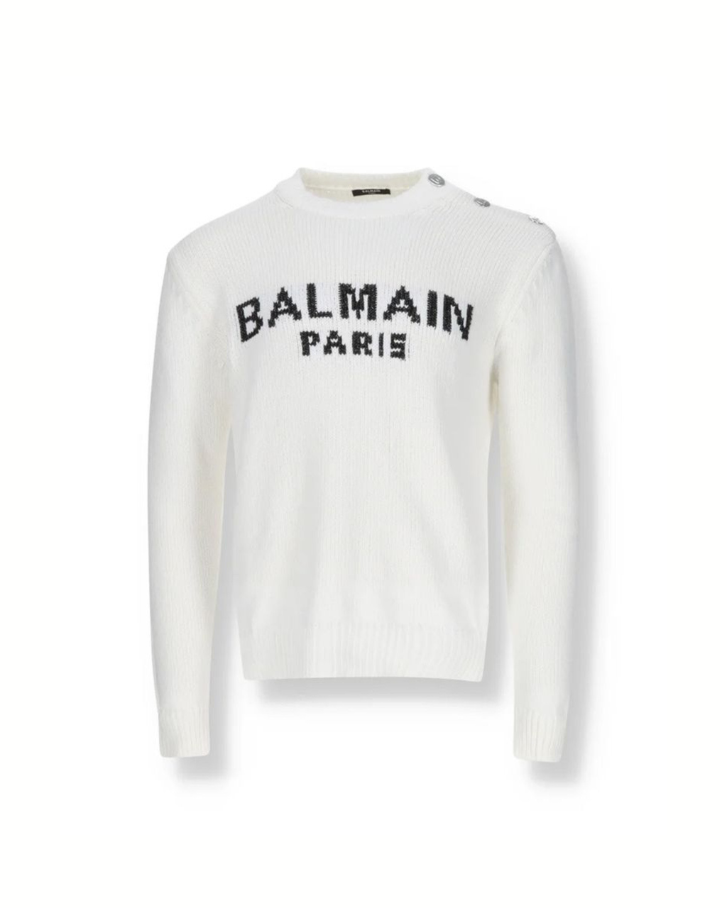 Balmain Paris Logo Cotton Sweater