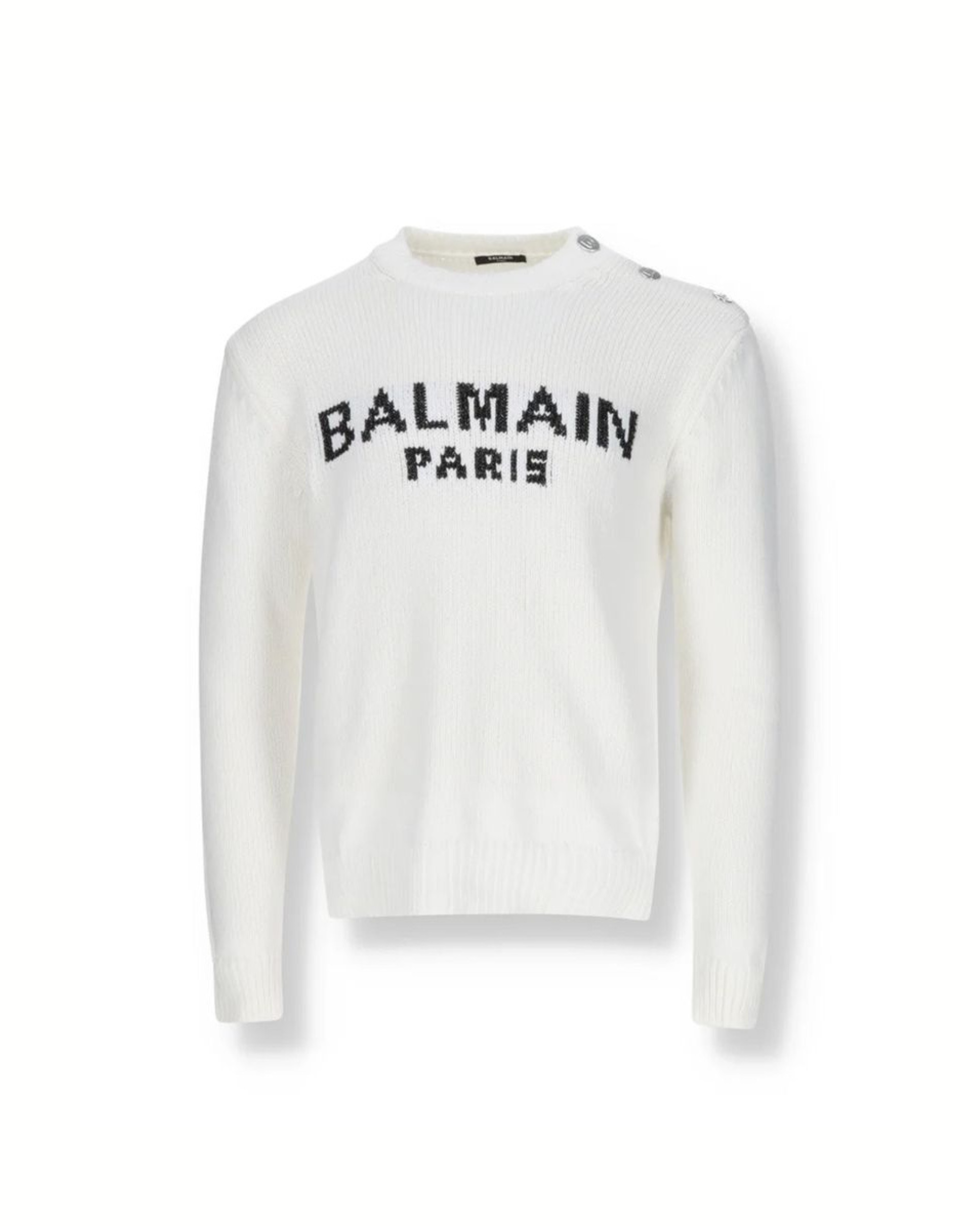 Balmain Paris Logo Cotton Sweater