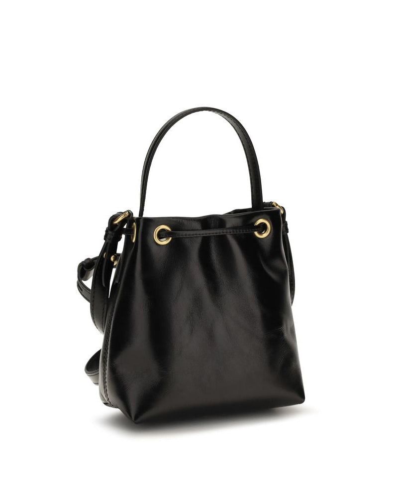 Balmain – Pulse Bucket Bag in Pelle Nera