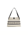 Balmain Release Shoulder Bag in Canvas