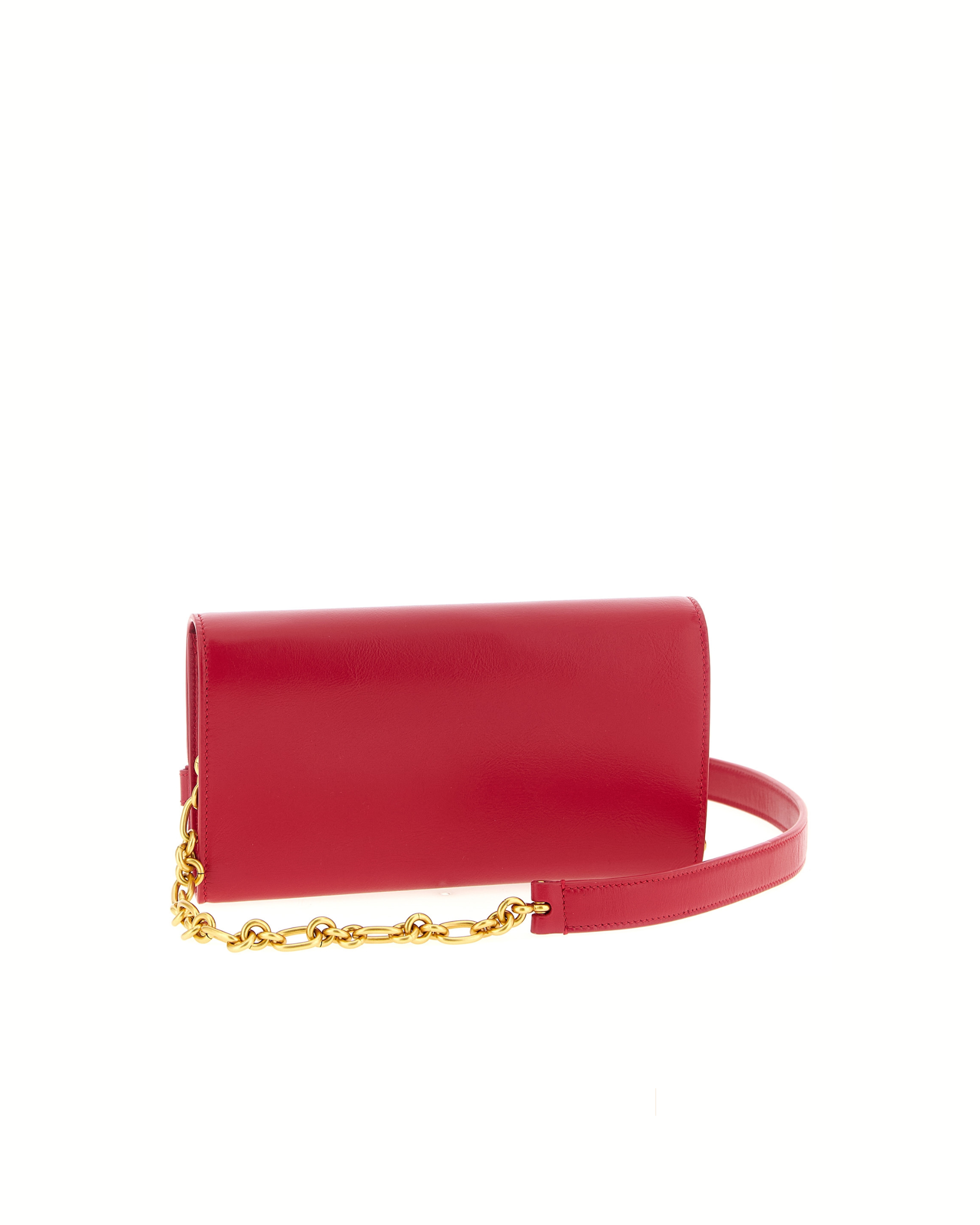 Balmain Shuffle Wallet with Chain Fuchsia