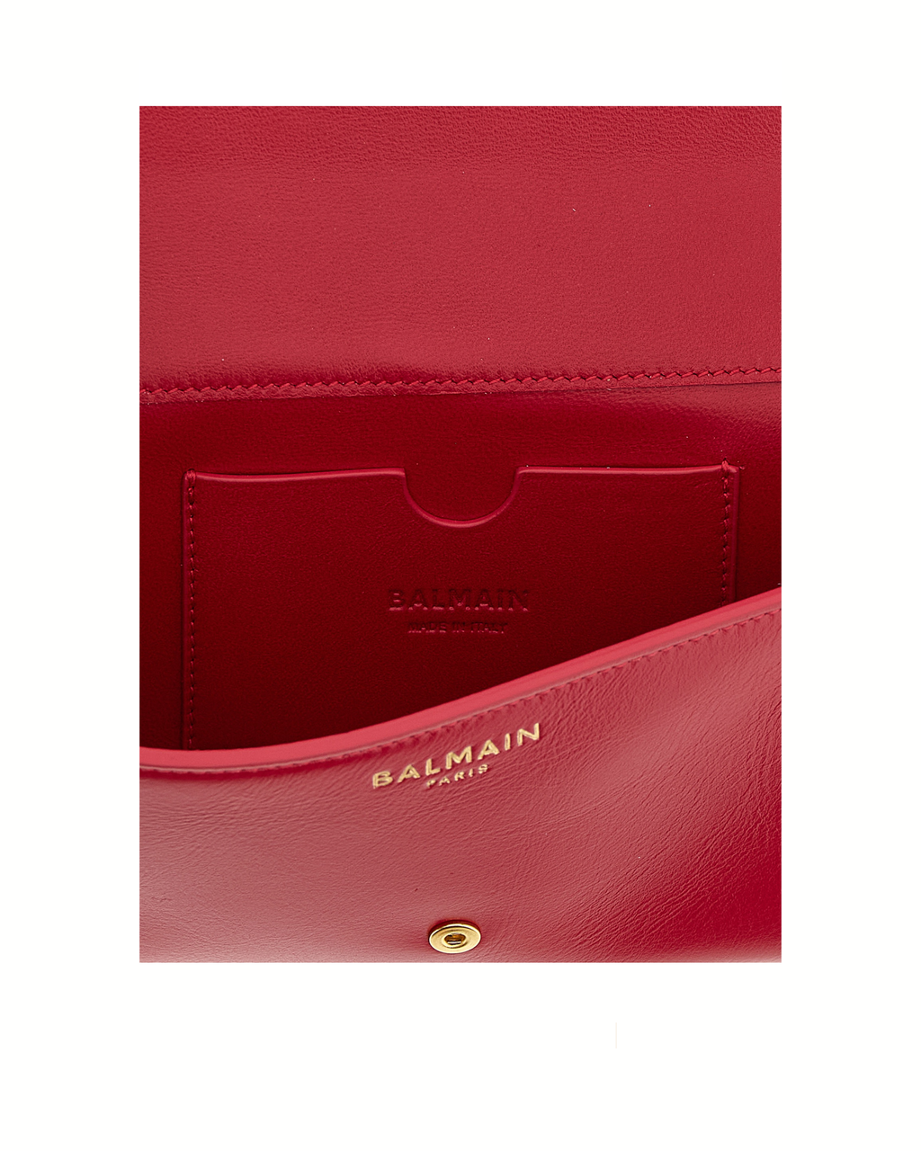 Balmain Shuffle Wallet with Chain Fuchsia
