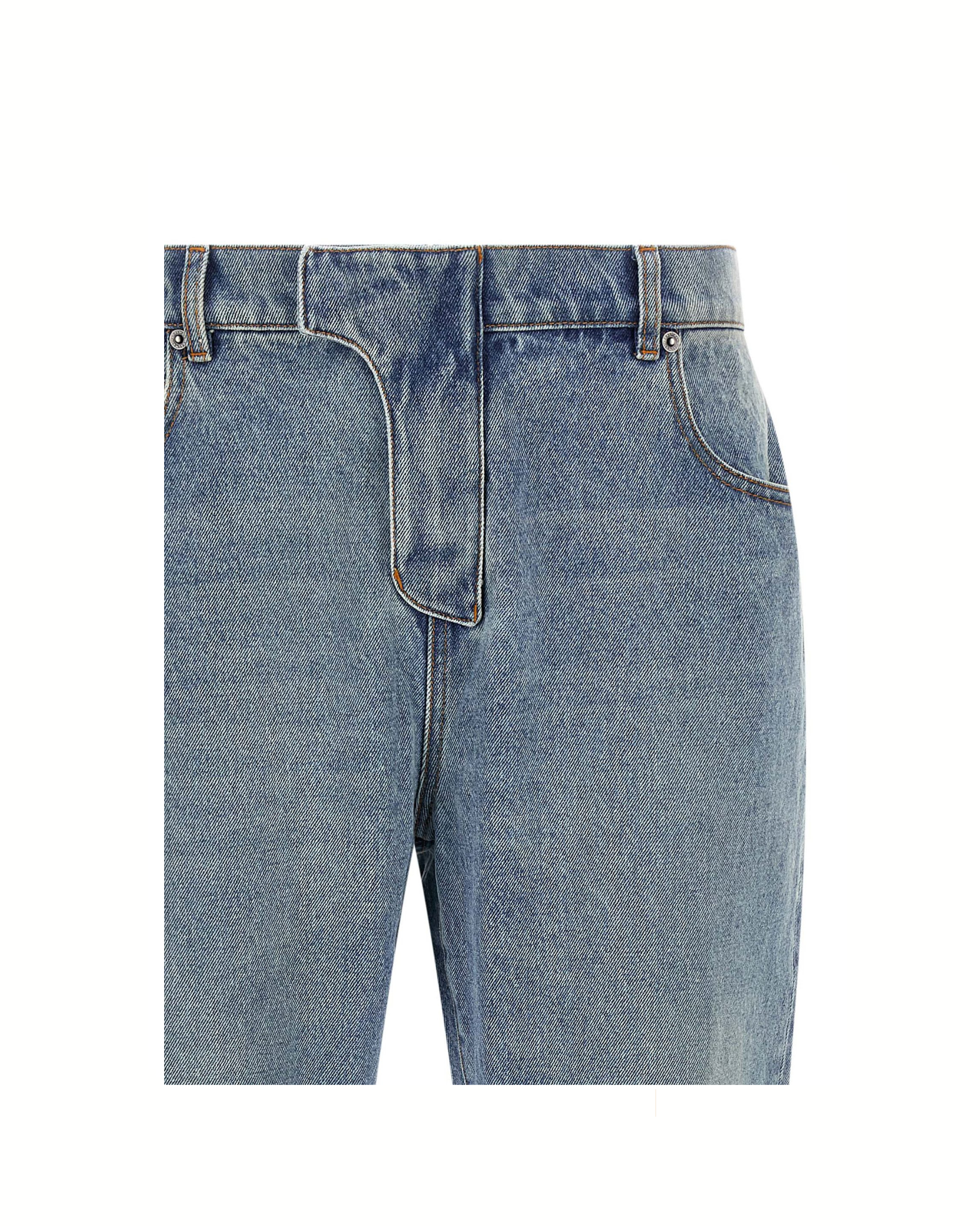 Balmain Stonewashed Straight-Leg Denim Jeans