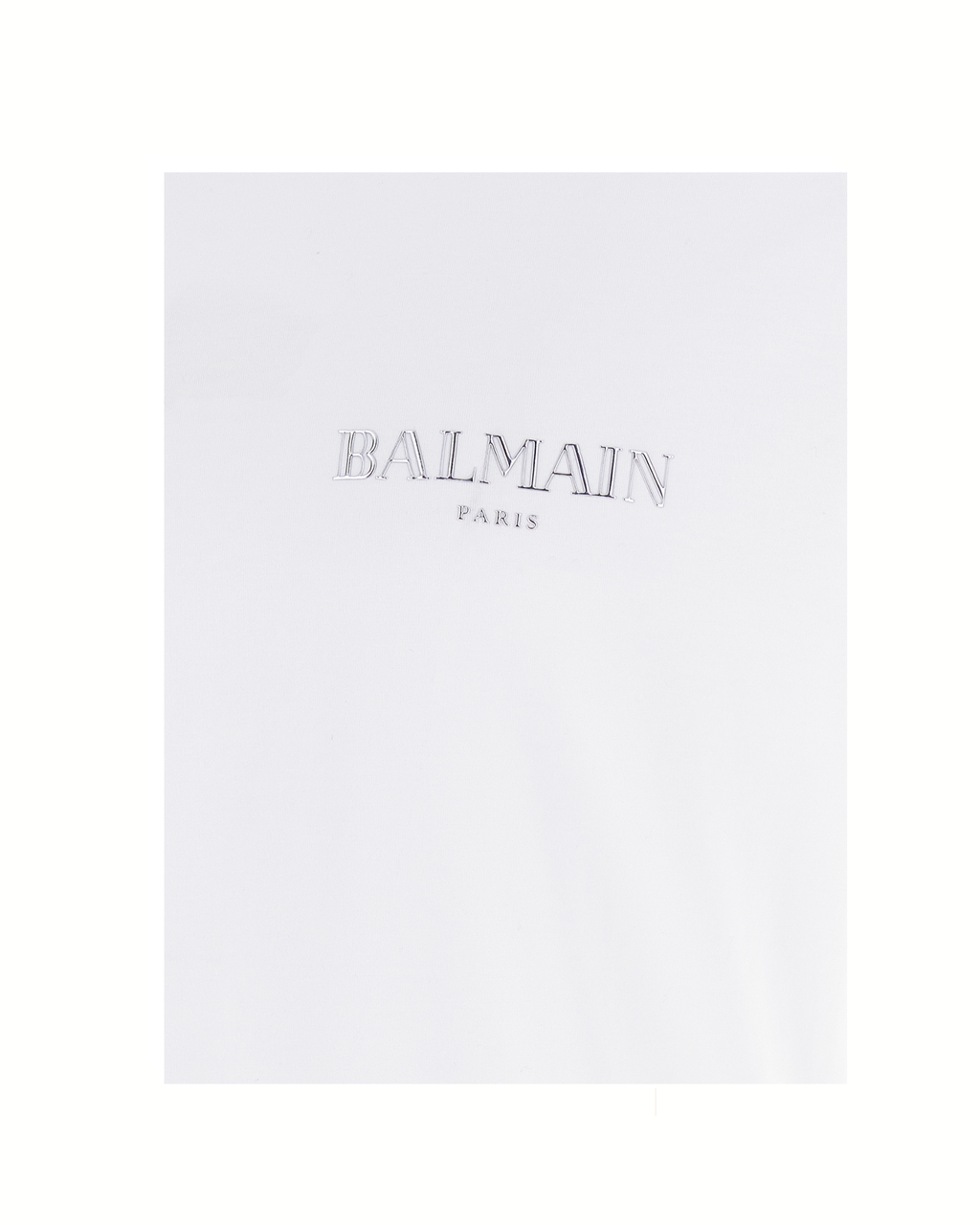 Balmain T-Shirt Logo Vintage Organic Cotton White