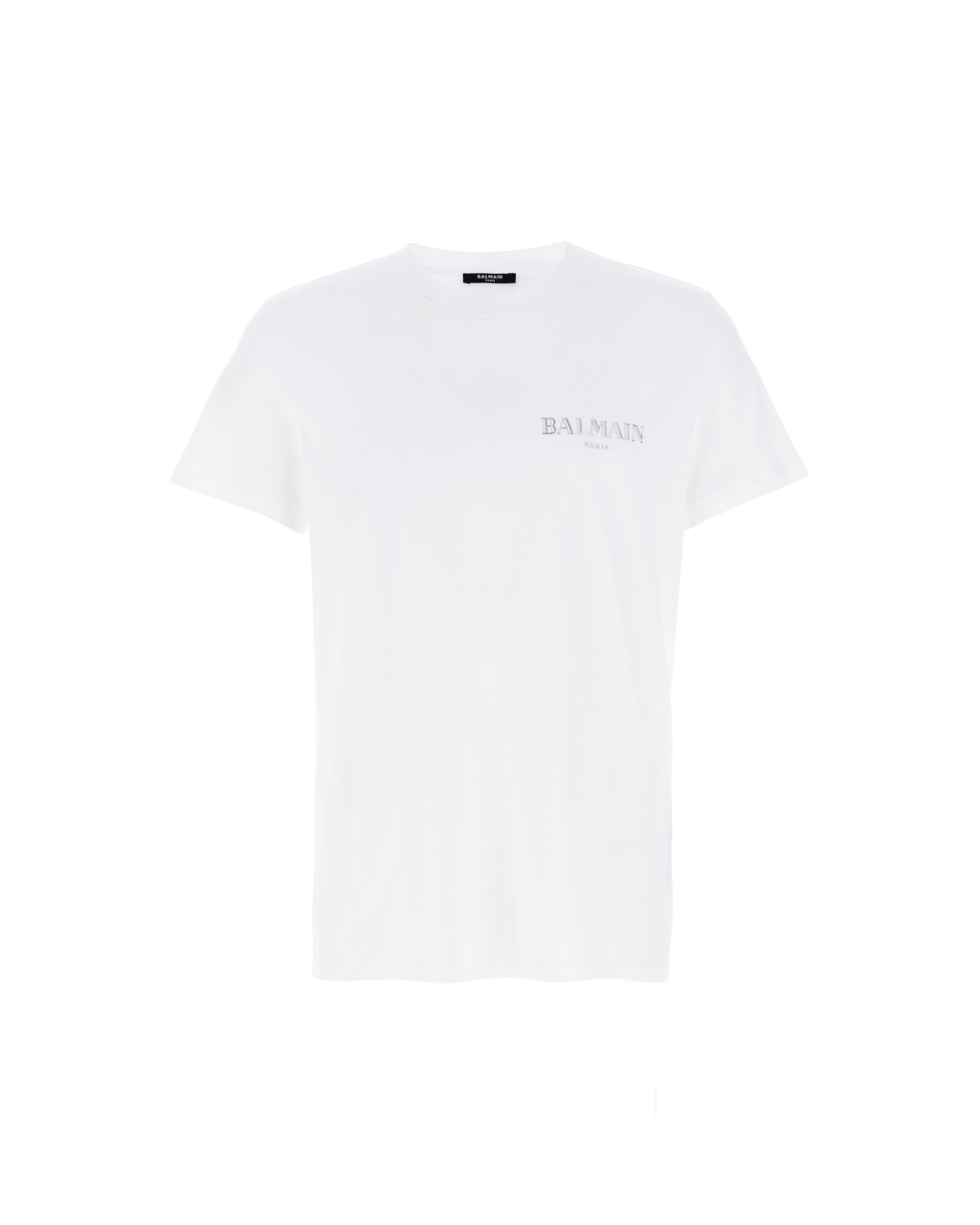 Balmain T-Shirt Logo Vintage Organic Cotton White