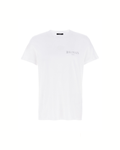 Balmain T-Shirt Logo Vintage Organic Cotton White