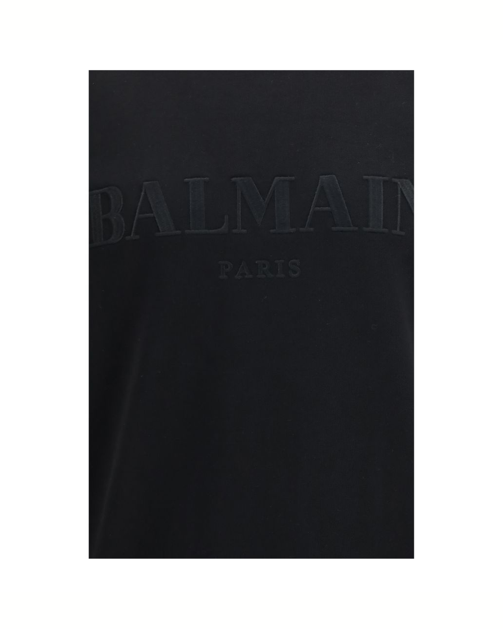 Balmain Vintage Embroidered Logo Sweatshirt Black